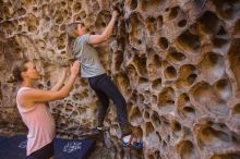 Bouldering in Hueco Tanks on 10/19/2021 with Blue Lizard Climbing and Yoga

Filename: SRM_20211019_1210020.jpg
Aperture: f/4.0
Shutter Speed: 1/160
Body: Canon EOS-1D Mark II
Lens: Canon EF 16-35mm f/2.8 L