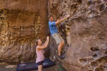 Bouldering in Hueco Tanks on 10/19/2021 with Blue Lizard Climbing and Yoga

Filename: SRM_20211019_1213190.jpg
Aperture: f/5.0
Shutter Speed: 1/60
Body: Canon EOS-1D Mark II
Lens: Canon EF 16-35mm f/2.8 L