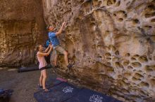 Bouldering in Hueco Tanks on 10/19/2021 with Blue Lizard Climbing and Yoga

Filename: SRM_20211019_1214540.jpg
Aperture: f/4.0
Shutter Speed: 1/125
Body: Canon EOS-1D Mark II
Lens: Canon EF 16-35mm f/2.8 L