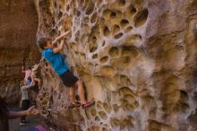 Bouldering in Hueco Tanks on 10/19/2021 with Blue Lizard Climbing and Yoga

Filename: SRM_20211019_1217210.jpg
Aperture: f/5.6
Shutter Speed: 1/100
Body: Canon EOS-1D Mark II
Lens: Canon EF 16-35mm f/2.8 L