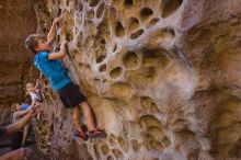 Bouldering in Hueco Tanks on 10/19/2021 with Blue Lizard Climbing and Yoga

Filename: SRM_20211019_1217250.jpg
Aperture: f/5.6
Shutter Speed: 1/80
Body: Canon EOS-1D Mark II
Lens: Canon EF 16-35mm f/2.8 L