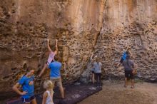 Bouldering in Hueco Tanks on 10/19/2021 with Blue Lizard Climbing and Yoga

Filename: SRM_20211019_1218260.jpg
Aperture: f/5.6
Shutter Speed: 1/100
Body: Canon EOS-1D Mark II
Lens: Canon EF 16-35mm f/2.8 L