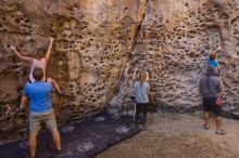 Bouldering in Hueco Tanks on 10/19/2021 with Blue Lizard Climbing and Yoga

Filename: SRM_20211019_1218300.jpg
Aperture: f/5.6
Shutter Speed: 1/100
Body: Canon EOS-1D Mark II
Lens: Canon EF 16-35mm f/2.8 L