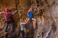 Bouldering in Hueco Tanks on 10/19/2021 with Blue Lizard Climbing and Yoga

Filename: SRM_20211019_1221570.jpg
Aperture: f/4.0
Shutter Speed: 1/80
Body: Canon EOS-1D Mark II
Lens: Canon EF 16-35mm f/2.8 L