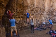 Bouldering in Hueco Tanks on 10/19/2021 with Blue Lizard Climbing and Yoga

Filename: SRM_20211019_1222260.jpg
Aperture: f/4.0
Shutter Speed: 1/125
Body: Canon EOS-1D Mark II
Lens: Canon EF 16-35mm f/2.8 L