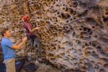 Bouldering in Hueco Tanks on 10/19/2021 with Blue Lizard Climbing and Yoga

Filename: SRM_20211019_1224150.jpg
Aperture: f/4.0
Shutter Speed: 1/250
Body: Canon EOS-1D Mark II
Lens: Canon EF 16-35mm f/2.8 L