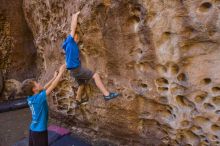 Bouldering in Hueco Tanks on 10/19/2021 with Blue Lizard Climbing and Yoga

Filename: SRM_20211019_1229150.jpg
Aperture: f/4.0
Shutter Speed: 1/100
Body: Canon EOS-1D Mark II
Lens: Canon EF 16-35mm f/2.8 L