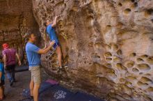 Bouldering in Hueco Tanks on 10/19/2021 with Blue Lizard Climbing and Yoga

Filename: SRM_20211019_1230500.jpg
Aperture: f/4.0
Shutter Speed: 1/100
Body: Canon EOS-1D Mark II
Lens: Canon EF 16-35mm f/2.8 L