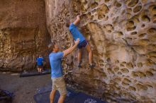 Bouldering in Hueco Tanks on 10/19/2021 with Blue Lizard Climbing and Yoga

Filename: SRM_20211019_1231111.jpg
Aperture: f/4.0
Shutter Speed: 1/125
Body: Canon EOS-1D Mark II
Lens: Canon EF 16-35mm f/2.8 L