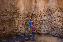 Bouldering in Hueco Tanks on 10/19/2021 with Blue Lizard Climbing and Yoga

Filename: SRM_20211019_1231430.jpg
Aperture: f/4.0
Shutter Speed: 1/200
Body: Canon EOS-1D Mark II
Lens: Canon EF 16-35mm f/2.8 L