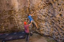 Bouldering in Hueco Tanks on 10/19/2021 with Blue Lizard Climbing and Yoga

Filename: SRM_20211019_1231520.jpg
Aperture: f/4.0
Shutter Speed: 1/200
Body: Canon EOS-1D Mark II
Lens: Canon EF 16-35mm f/2.8 L