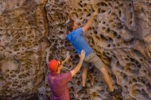 Bouldering in Hueco Tanks on 10/19/2021 with Blue Lizard Climbing and Yoga

Filename: SRM_20211019_1231590.jpg
Aperture: f/4.0
Shutter Speed: 1/250
Body: Canon EOS-1D Mark II
Lens: Canon EF 16-35mm f/2.8 L