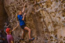 Bouldering in Hueco Tanks on 10/19/2021 with Blue Lizard Climbing and Yoga

Filename: SRM_20211019_1249340.jpg
Aperture: f/2.8
Shutter Speed: 1/200
Body: Canon EOS-1D Mark II
Lens: Canon EF 50mm f/1.8 II