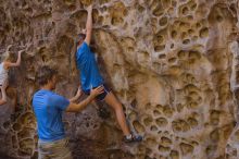 Bouldering in Hueco Tanks on 10/19/2021 with Blue Lizard Climbing and Yoga

Filename: SRM_20211019_1256020.jpg
Aperture: f/2.8
Shutter Speed: 1/250
Body: Canon EOS-1D Mark II
Lens: Canon EF 50mm f/1.8 II