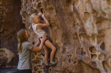 Bouldering in Hueco Tanks on 10/19/2021 with Blue Lizard Climbing and Yoga

Filename: SRM_20211019_1256220.jpg
Aperture: f/2.8
Shutter Speed: 1/200
Body: Canon EOS-1D Mark II
Lens: Canon EF 50mm f/1.8 II