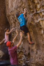 Bouldering in Hueco Tanks on 10/19/2021 with Blue Lizard Climbing and Yoga

Filename: SRM_20211019_1258120.jpg
Aperture: f/2.8
Shutter Speed: 1/200
Body: Canon EOS-1D Mark II
Lens: Canon EF 50mm f/1.8 II