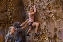 Bouldering in Hueco Tanks on 10/19/2021 with Blue Lizard Climbing and Yoga

Filename: SRM_20211019_1258290.jpg
Aperture: f/2.8
Shutter Speed: 1/160
Body: Canon EOS-1D Mark II
Lens: Canon EF 50mm f/1.8 II