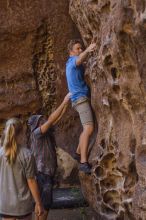 Bouldering in Hueco Tanks on 10/19/2021 with Blue Lizard Climbing and Yoga

Filename: SRM_20211019_1310370.jpg
Aperture: f/2.8
Shutter Speed: 1/125
Body: Canon EOS-1D Mark II
Lens: Canon EF 50mm f/1.8 II