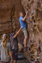 Bouldering in Hueco Tanks on 10/19/2021 with Blue Lizard Climbing and Yoga

Filename: SRM_20211019_1310380.jpg
Aperture: f/2.8
Shutter Speed: 1/125
Body: Canon EOS-1D Mark II
Lens: Canon EF 50mm f/1.8 II