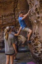 Bouldering in Hueco Tanks on 10/19/2021 with Blue Lizard Climbing and Yoga

Filename: SRM_20211019_1310470.jpg
Aperture: f/2.8
Shutter Speed: 1/125
Body: Canon EOS-1D Mark II
Lens: Canon EF 50mm f/1.8 II