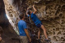 Bouldering in Hueco Tanks on 10/19/2021 with Blue Lizard Climbing and Yoga

Filename: SRM_20211019_1318560.jpg
Aperture: f/4.0
Shutter Speed: 1/100
Body: Canon EOS-1D Mark II
Lens: Canon EF 50mm f/1.8 II