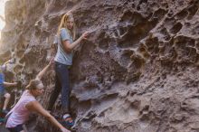 Bouldering in Hueco Tanks on 10/19/2021 with Blue Lizard Climbing and Yoga

Filename: SRM_20211019_1330010.jpg
Aperture: f/2.8
Shutter Speed: 1/100
Body: Canon EOS-1D Mark II
Lens: Canon EF 50mm f/1.8 II