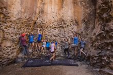 Bouldering in Hueco Tanks on 10/19/2021 with Blue Lizard Climbing and Yoga

Filename: SRM_20211019_1345310.jpg
Aperture: f/5.0
Shutter Speed: 1/60
Body: Canon EOS-1D Mark II
Lens: Canon EF 16-35mm f/2.8 L