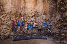 Bouldering in Hueco Tanks on 10/19/2021 with Blue Lizard Climbing and Yoga

Filename: SRM_20211019_1345350.jpg
Aperture: f/5.0
Shutter Speed: 1/60
Body: Canon EOS-1D Mark II
Lens: Canon EF 16-35mm f/2.8 L