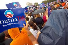 The Barack Obama "Kick-Ass" Rally--the Obama for president, 2008, rally

Filename: SRM_20070223_1439385.jpg
Aperture: f/8.0
Shutter Speed: 1/80
Body: Canon EOS-1D Mark II
Lens: Sigma 15-30mm f/3.5-4.5 EX Aspherical DG DF