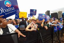 The Barack Obama "Kick-Ass" Rally--the Obama for president, 2008, rally

Filename: SRM_20070223_1442120.jpg
Aperture: f/8.0
Shutter Speed: 1/100
Body: Canon EOS-1D Mark II
Lens: Sigma 15-30mm f/3.5-4.5 EX Aspherical DG DF