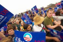 The Barack Obama "Kick-Ass" Rally--the Obama for president, 2008, rally

Filename: SRM_20070223_1443062.jpg
Aperture: f/8.0
Shutter Speed: 1/100
Body: Canon EOS-1D Mark II
Lens: Sigma 15-30mm f/3.5-4.5 EX Aspherical DG DF