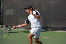 Luis Diaz Barriga.  The University of Texas (UT) men's tennis team defeated Georgia Tech (GT) Saturday, February 24, 2007..

Filename: SRM_20070224_1428246.jpg
Aperture: f/4.0
Shutter Speed: 1/8000
Body: Canon EOS-1D Mark II
Lens: Canon EF 80-200mm f/2.8 L