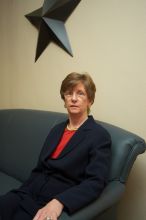 Portraits of UT Vice President of Employee and Campus Services Patricia L Clubb.

Filename: SRM_20070301_1406487.jpg
Aperture: f/4.5
Shutter Speed: 1/250
Body: Canon EOS-1D Mark II
Lens: Sigma 15-30mm f/3.5-4.5 EX Aspherical DG DF