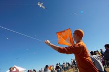 Chris Lam attempts to fly his UT kite at the 79th annual Zilker Park Kite Festival, Sunday, March 4, 2007.

Filename: SRM_20070304_1531529.jpg
Aperture: f/11.0
Shutter Speed: 1/250
Body: Canon EOS-1D Mark II
Lens: Sigma 15-30mm f/3.5-4.5 EX Aspherical DG DF