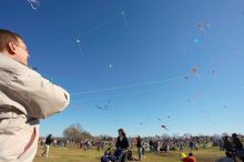 Former UT student Jeff Greenwell attempts to fly a kite at the 79th annual Zilker Park Kite Festival, Sunday, March 4, 2007.

Filename: SRM_20070304_1535164.jpg
Aperture: f/11.0
Shutter Speed: 1/250
Body: Canon EOS-1D Mark II
Lens: Sigma 15-30mm f/3.5-4.5 EX Aspherical DG DF