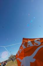 Madhav Tadikonda, class of 1997, and Anjali Patel, class of 1999, fly a UT kite at the 79th annual Zilker Park Kite Festival, Sunday, March 4, 2007.

Filename: SRM_20070304_1538004.jpg
Aperture: f/11.0
Shutter Speed: 1/250
Body: Canon EOS-1D Mark II
Lens: Sigma 15-30mm f/3.5-4.5 EX Aspherical DG DF