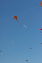 UT kites at the 79th annual Zilker Park Kite Festival, Sunday, March 4, 2007.

Filename: SRM_20070304_1541327.jpg
Aperture: f/14.0
Shutter Speed: 1/500
Body: Canon EOS 20D
Lens: Canon EF 80-200mm f/2.8 L