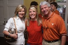 Elizabeth Clinch and her parents.  Kappa Kappa Gamma (KKG) hosted a parents' weekend barbecue before the UT vs Nebraska football game on Saturday, October 27, 2007 at their sorority house.

Filename: SRM_20071027_1154385.jpg
Aperture: f/8.0
Shutter Speed: 1/250
Body: Canon EOS 20D
Lens: Canon EF-S 18-55mm f/3.5-5.6