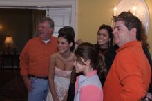 Malorie Liljenwall, with cousins, and sister Lauren (Kappa) and mother (Kappa) pose for a photo.  Kappa Kappa Gamma (KKG) hosted a parents' weekend barbecue before the UT vs Nebraska football game on Saturday, October 27, 2007 at their sorority house.

Filename: SRM_20071027_1233380.jpg
Aperture: f/8.0
Shutter Speed: 1/30
Body: Canon EOS 20D
Lens: Canon EF-S 18-55mm f/3.5-5.6