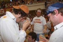 The Longhorns defeated the Huskers 3-0 on Wednesday night, October 24, 2007 at Gregory Gym.

Filename: SRM_20071024_1814325.jpg
Aperture: f/5.6
Shutter Speed: 1/100
Body: Canon EOS 20D
Lens: Canon EF-S 18-55mm f/3.5-5.6