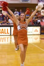 The Longhorns defeated the Huskers 3-0 on Wednesday night, October 24, 2007 at Gregory Gym.

Filename: SRM_20071024_1941482.jpg
Aperture: f/4.0
Shutter Speed: 1/320
Body: Canon EOS-1D Mark II
Lens: Canon EF 80-200mm f/2.8 L