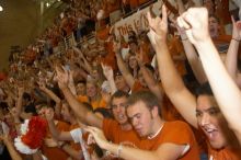 The Longhorns defeated the Huskers 3-0 on Wednesday night, October 24, 2007 at Gregory Gym.

Filename: SRM_20071024_2015364.jpg
Aperture: f/5.6
Shutter Speed: 1/100
Body: Canon EOS 20D
Lens: Canon EF-S 18-55mm f/3.5-5.6