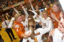 The Longhorns defeated the Huskers 3-0 on Wednesday night, October 24, 2007 at Gregory Gym.

Filename: SRM_20071024_2017162.jpg
Aperture: f/5.6
Shutter Speed: 1/100
Body: Canon EOS 20D
Lens: Canon EF-S 18-55mm f/3.5-5.6