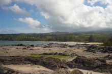 Hike to the Nakalele blowholes along the surf-beaten lava formations.

Filename: SRM_20071219_1218089.jpg
Aperture: f/10.0
Shutter Speed: 1/800
Body: Canon EOS-1D Mark II
Lens: Sigma 15-30mm f/3.5-4.5 EX Aspherical DG DF