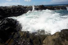 Hike to the Nakalele blowholes along the surf-beaten lava formations.

Filename: SRM_20071219_1227337.jpg
Aperture: f/8.0
Shutter Speed: 1/3200
Body: Canon EOS-1D Mark II
Lens: Sigma 15-30mm f/3.5-4.5 EX Aspherical DG DF