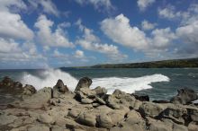 Hike to the Nakalele blowholes along the surf-beaten lava formations.

Filename: SRM_20071219_1234547.jpg
Aperture: f/8.0
Shutter Speed: 1/5000
Body: Canon EOS-1D Mark II
Lens: Sigma 15-30mm f/3.5-4.5 EX Aspherical DG DF