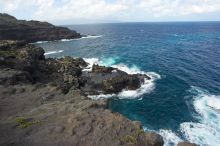 Hike to the Nakalele blowholes along the surf-beaten lava formations.

Filename: SRM_20071219_1325319.jpg
Aperture: f/10.0
Shutter Speed: 1/800
Body: Canon EOS-1D Mark II
Lens: Sigma 15-30mm f/3.5-4.5 EX Aspherical DG DF