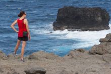 Carolyn Bayer.  Hike to the Nakalele blowholes along the surf-beaten lava formations.

Filename: SRM_20071219_1333538.jpg
Aperture: f/8.0
Shutter Speed: 1/1000
Body: Canon EOS 20D
Lens: Canon EF 80-200mm f/2.8 L