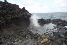 Hike to the Nakalele blowholes along the surf-beaten lava formations.

Filename: SRM_20071219_1342283.jpg
Aperture: f/10.0
Shutter Speed: 1/1250
Body: Canon EOS-1D Mark II
Lens: Sigma 15-30mm f/3.5-4.5 EX Aspherical DG DF