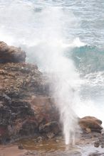 Hike to the Nakalele blowholes along the surf-beaten lava formations.

Filename: SRM_20071219_1413326.jpg
Aperture: f/5.6
Shutter Speed: 1/800
Body: Canon EOS 20D
Lens: Canon EF 300mm f/2.8 L IS